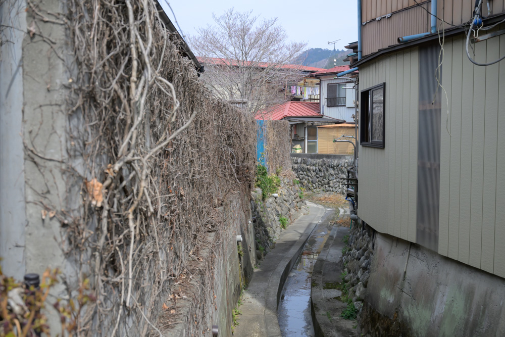 長瀞町の街並みの様子(観光や食べ歩きが楽しめるエリア)