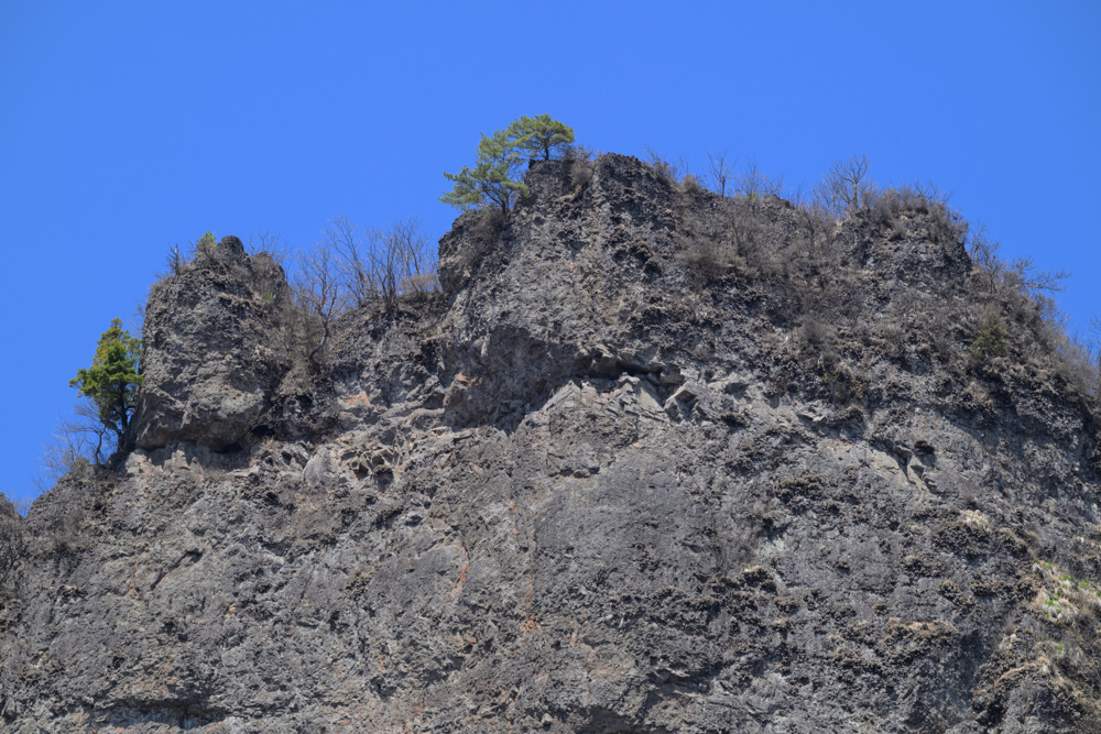 妙義山 見晴台から望む岩峰と山並みの絶景風景