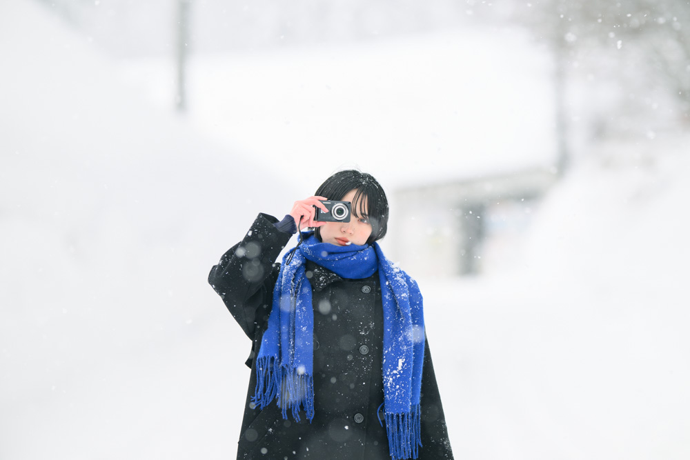 NIKKOR Z 135mm f/1.8 Plenaの玉ボケを生かして撮影した女性ポートレート